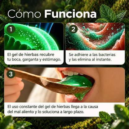 Suplemento alimenticio de hierbas para el mal aliento y olor corporal Varvaire®